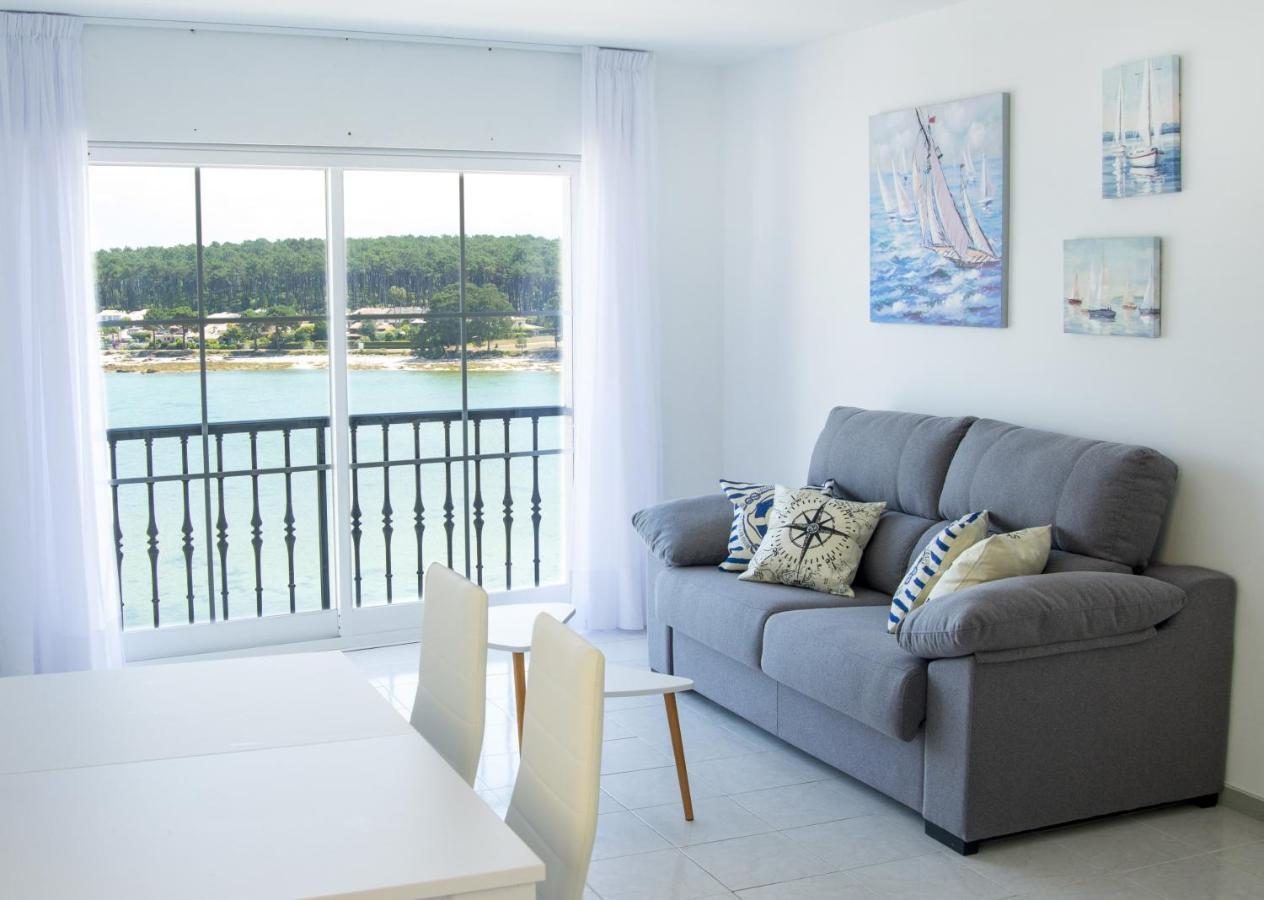 O Grove Centro Con Vistas A La Toja Parking Apartment Exterior photo
